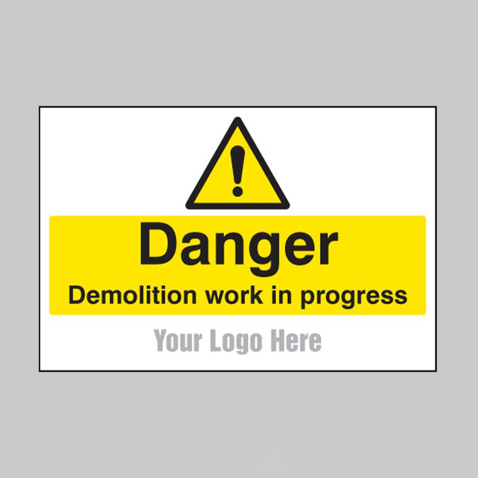 Danger Demolition In Progress, Builder Signs 600 x 400mm - Ready Set SuppliedDanger Demolition In Progress, Builder Signs 600 x 400mm55786