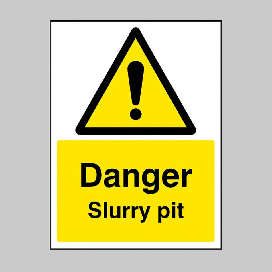 Danger Slurry Pit Sign - Ready Set SuppliedDanger Slurry Pit Sign15508K