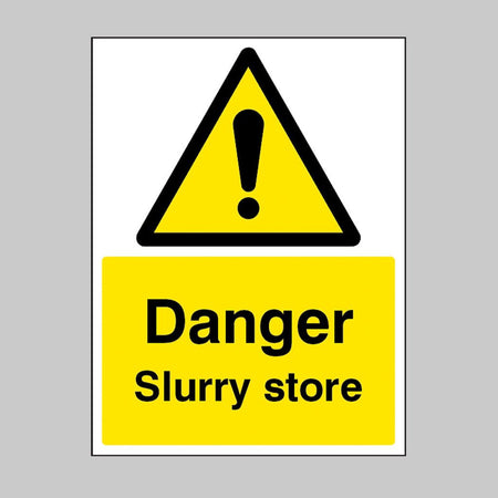 Danger Slurry Store Sign - Ready Set SuppliedDanger Slurry Store Sign15506K