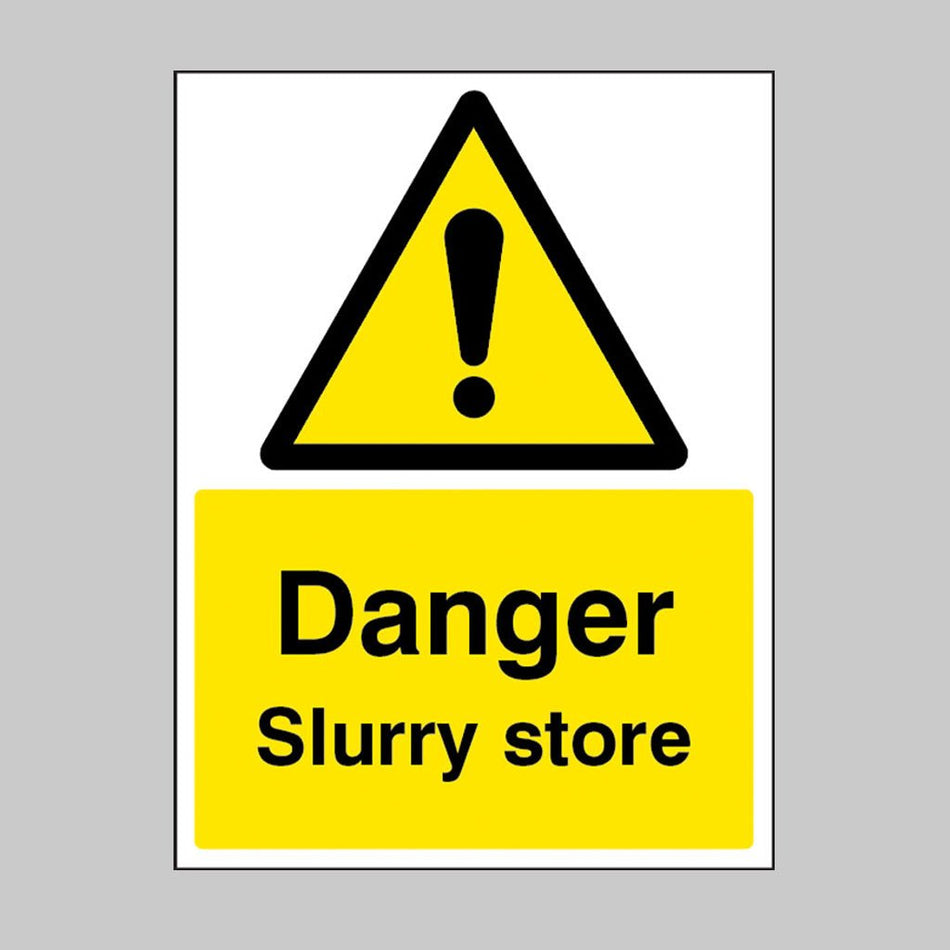 Danger Slurry Store Sign - Ready Set SuppliedDanger Slurry Store Sign15506K