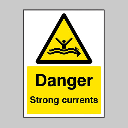 Danger Strong Currents Sign - Ready Set SuppliedDanger Strong Currents Sign14273K