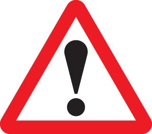 Danger Symbol ! Class RA1 600mm Triangle With Channelling Sign - Ready Set SuppliedDanger Symbol ! Class RA1 600mm Triangle With Channelling Sign57869