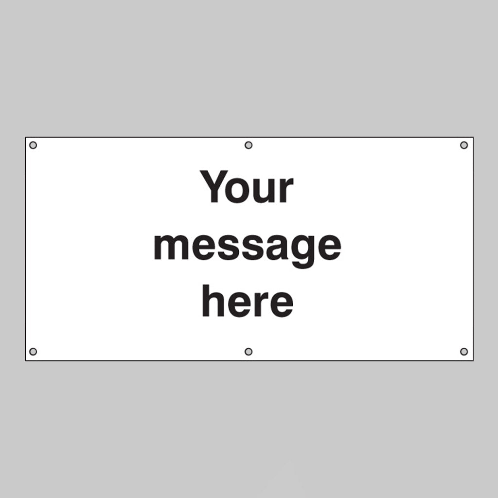 Design Your Own Banner With Eyelets 1270 x 610mm - Ready Set SuppliedDesign Your Own Banner With Eyelets 1270 x 610mm55096