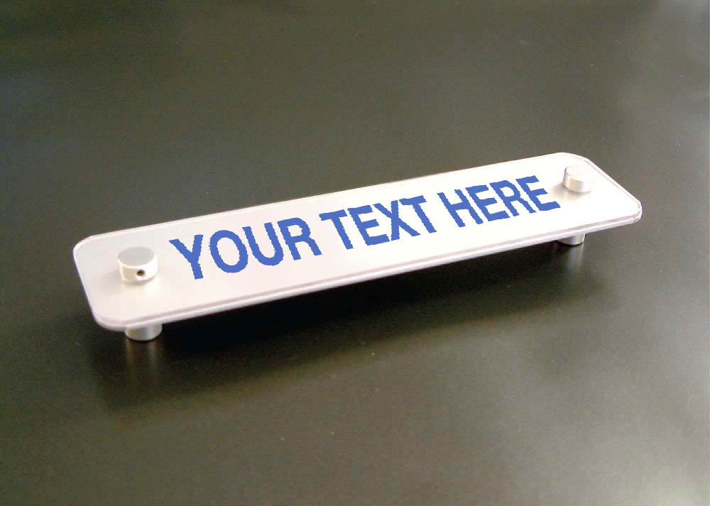 Design Your Own Visual Impact Aluminium Door Sign 200 x 50mm With Stand-Off Locators - Ready Set SuppliedDesign Your Own Visual Impact Aluminium Door Sign 200 x 50mm With Stand-Off Locators59689