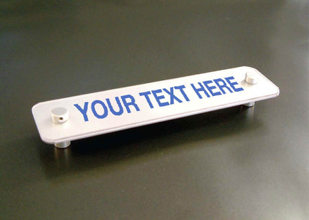 Design Your Own Visual Impact Aluminium Door Sign 200 x 50mm With Stand-Off Locators - Ready Set SuppliedDesign Your Own Visual Impact Aluminium Door Sign 200 x 50mm With Stand-Off Locators59689