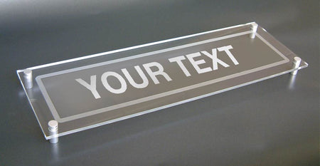Design Your Own Visual Impact Sign 450x150mm With Stand Off Locators - Ready Set SuppliedDesign Your Own Visual Impact Sign 450x150mm With Stand Off Locators59688