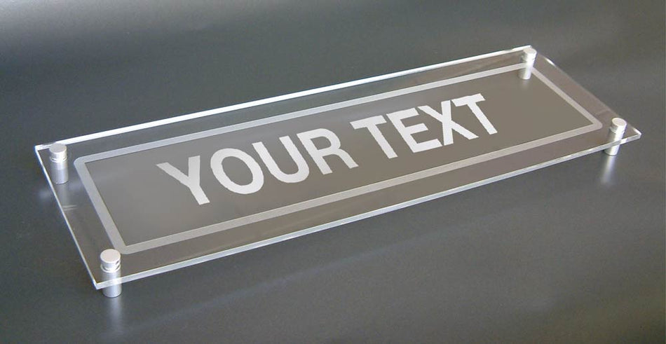 Design Your Own Visual Impact Sign 450x150mm With Stand Off Locators - Ready Set SuppliedDesign Your Own Visual Impact Sign 450x150mm With Stand Off Locators59688