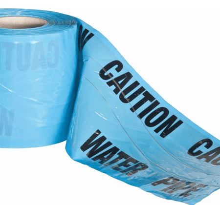 Detectable Underground Water Pipe Warning Tape 150mm x 100m - Ready Set SuppliedDetectable Underground Water Pipe Warning Tape 150mm x 100m