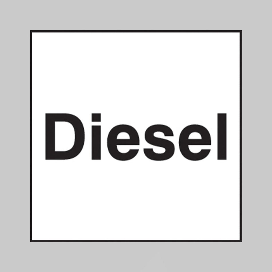 Diesel 25 x 25mm Self Adhesive Sign - Ready Set SuppliedDiesel 25 x 25mm Self Adhesive Sign56488