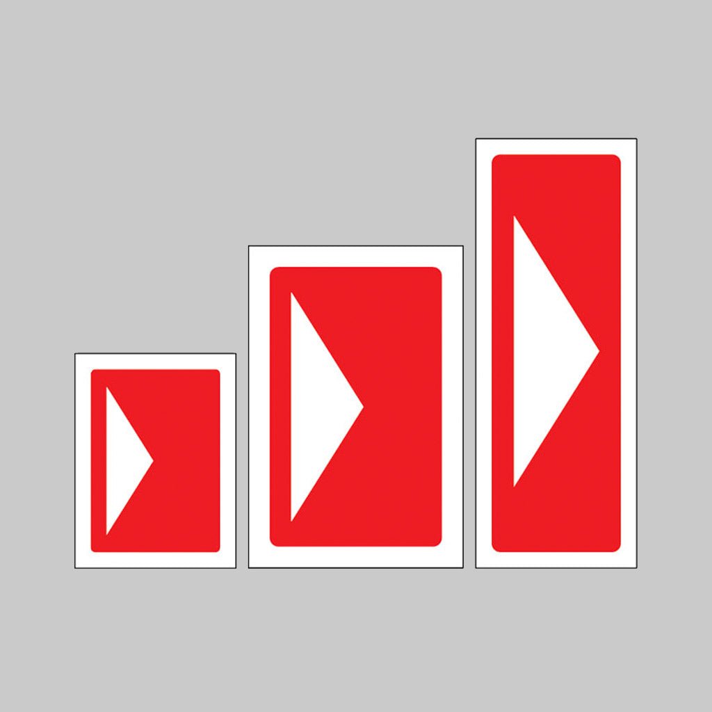 Directional Indicator For Fire Equipment Sign - Ready Set SuppliedDirectional Indicator For Fire Equipment SignRigid Plastic11104A