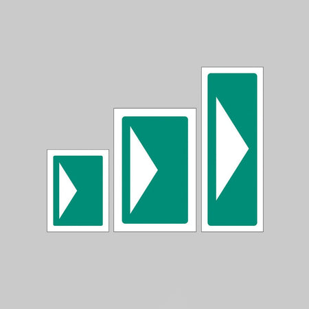 Directional Indicator For First Aid Equipment Sign - Ready Set SuppliedDirectional Indicator For First Aid Equipment SignRigid Plastic15996A
