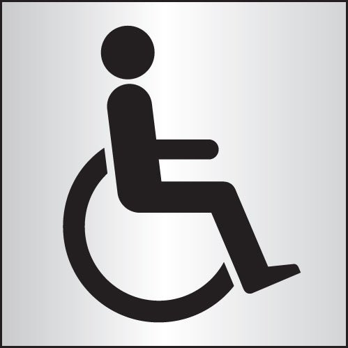 Disabled 140 x 140mm Aluminium Sign - Ready Set SuppliedDisabled 140 x 140mm Aluminium Sign59053