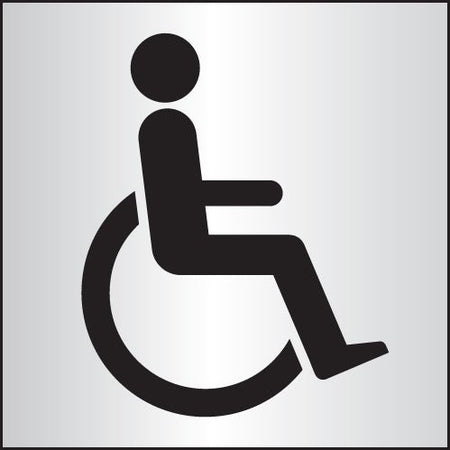 Disabled 140 x 140mm Aluminium Sign - Ready Set SuppliedDisabled 140 x 140mm Aluminium Sign59053