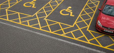 Disabled Double Bay Yellow - Ready Set SuppliedDisabled Double Bay YellowYellow