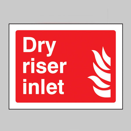 Dry Riser Inlet Sign - Ready Set SuppliedDry Riser Inlet SignRigid Plastic11107E
