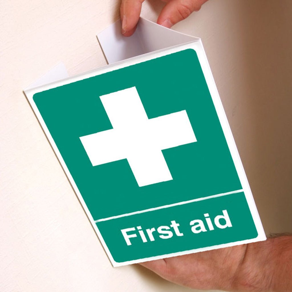 EasiFIX Projecting Sign 150 x 200mm Face Size - First Aid - Ready Set SuppliedEasiFIX Projecting Sign 150 x 200mm Face Size - First Aid56087