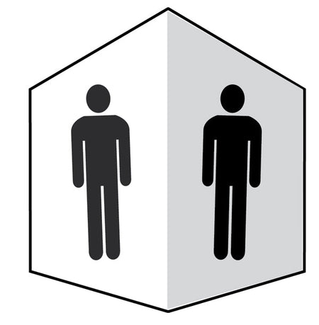 EasiFIX Projecting Sign 150 x 200mm Face Size - Gents Symbol - Ready Set SuppliedEasiFIX Projecting Sign 150 x 200mm Face Size - Gents Symbol57025