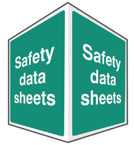 EasiFIX Projecting Sign 150 x 200mm Face Size - Safety Data Sheets - Ready Set SuppliedEasiFIX Projecting Sign 150 x 200mm Face Size - Safety Data Sheets54300