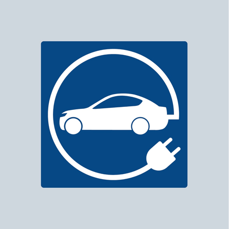 Electric Car Charging Symbol 2 - Ready Set SuppliedElectric Car Charging Symbol 2Blue100