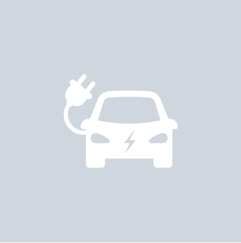 Electric Car Charging Symbol 4 - White - Ready Set SuppliedElectric Car Charging Symbol 4 - White100