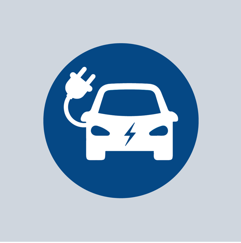 Electric Car Charging Symbol 4 - Ready Set SuppliedElectric Car Charging Symbol 4Blue100
