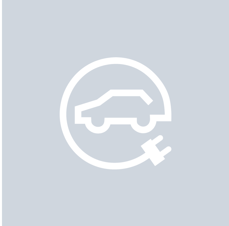 Electric Car Charging Symbol 6 - White - Ready Set SuppliedElectric Car Charging Symbol 6 - White100