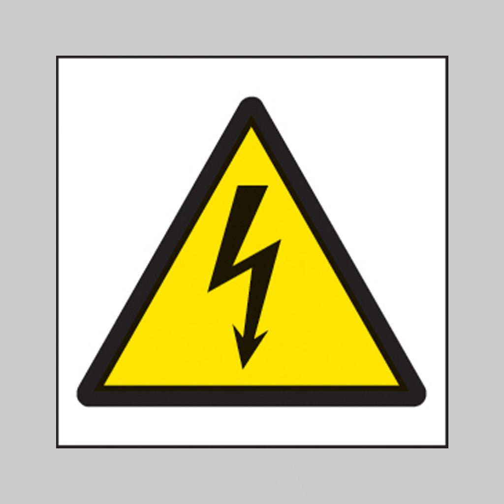 Electricity Symbol Sign - Ready Set SuppliedElectricity Symbol SignRigid Plastic14218F