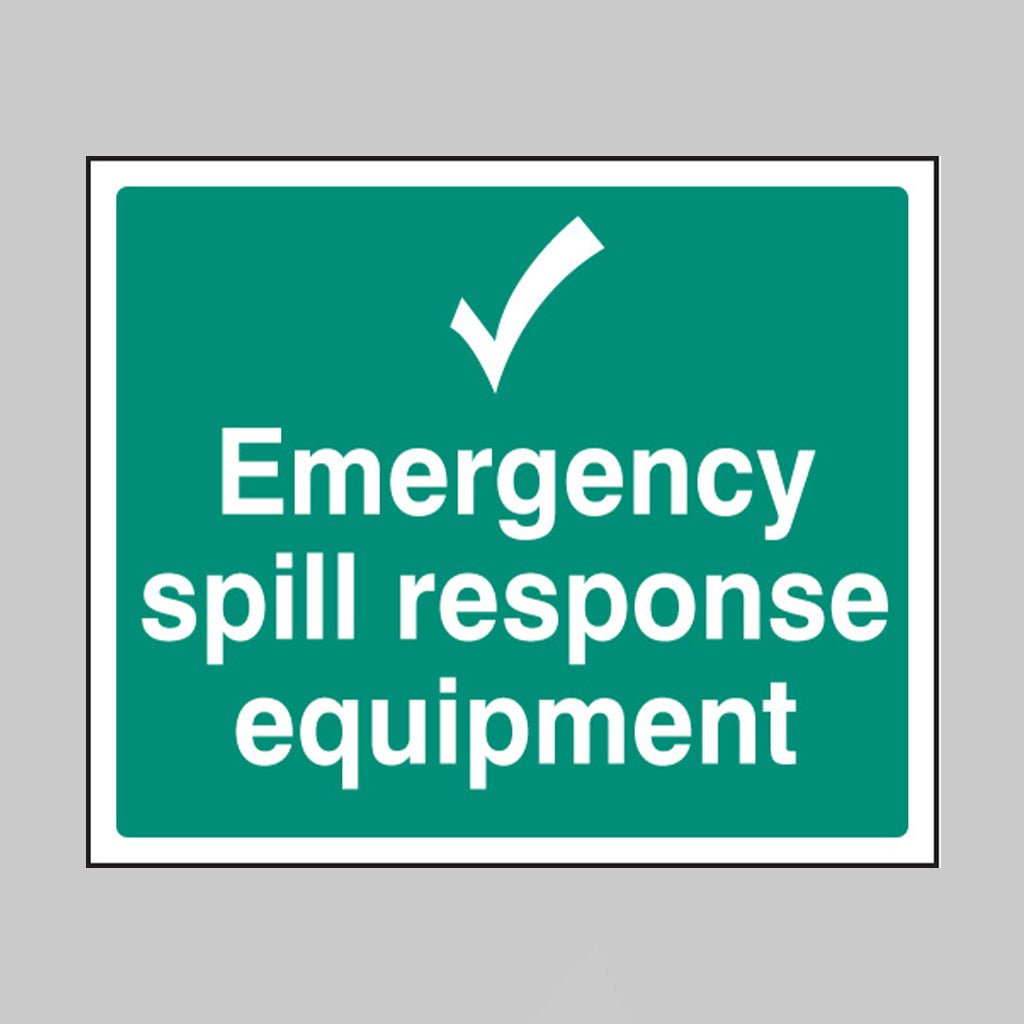 Emergency Spill Response Equipment Sign - Ready Set SuppliedEmergency Spill Response Equipment SignRigid Plastic16049H