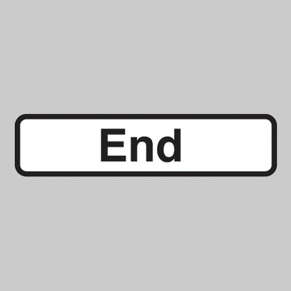 End Supplementary Text Plate for 750mm Fold-Up Signs - Ready Set SuppliedEnd Supplementary Text Plate for 750mm Fold-Up Signs53723