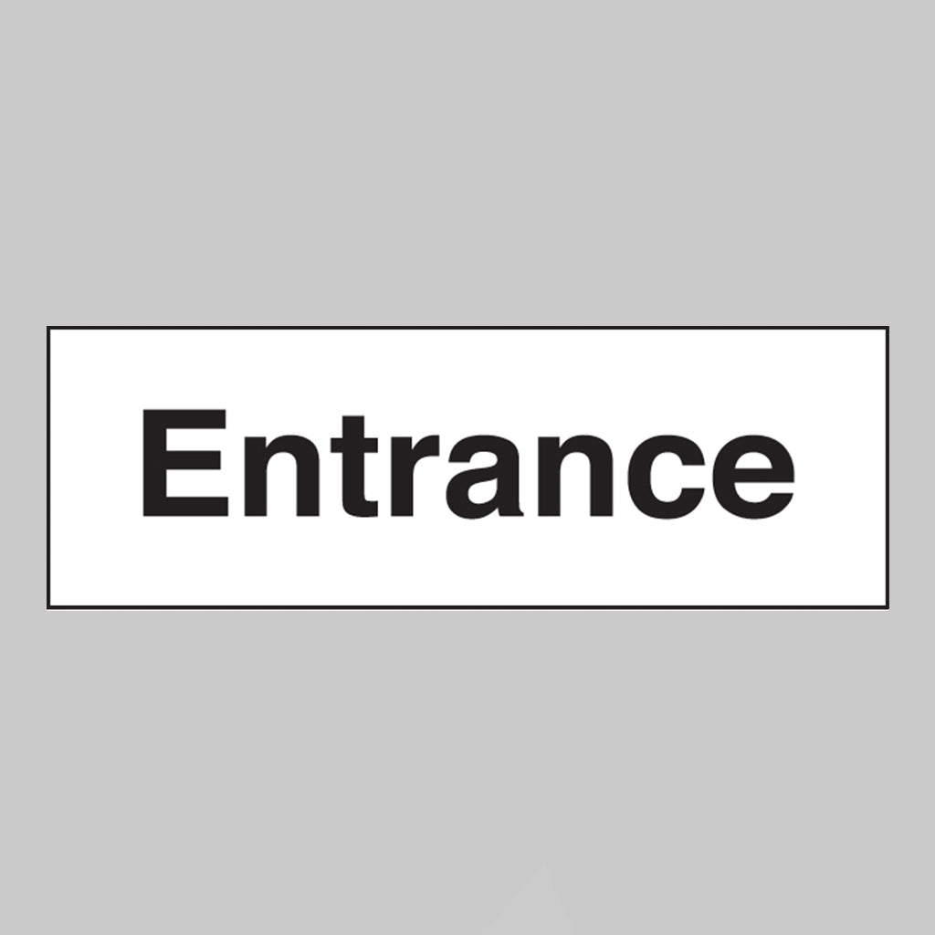 Entrance Sign - Ready Set SuppliedEntrance SignRigid Plastic17579G
