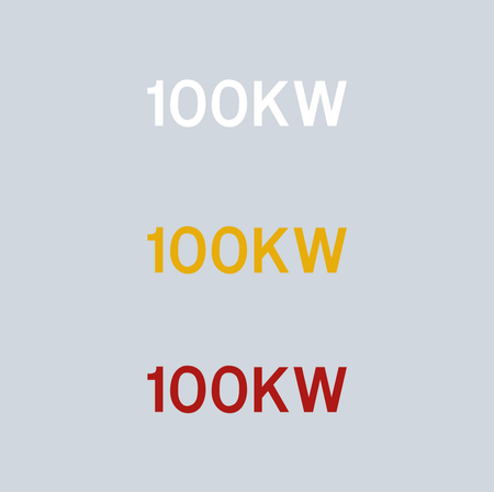 EV Charger kW Thermoplastic Road Markings - Ready Set SuppliedEV Charger kW Thermoplastic Road Markings120KW200mm