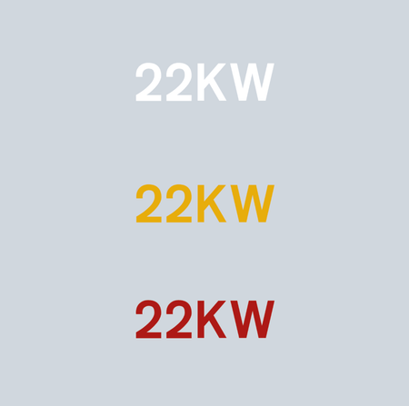 EV Charger kW Thermoplastic Road Markings - Ready Set SuppliedEV Charger kW Thermoplastic Road Markings120KW200mm