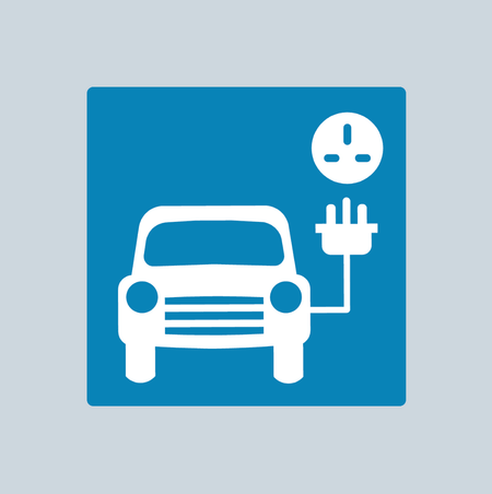 EV Charging Bay Thermoplastic Markings – Coloured Backgrounds - Ready Set SuppliedEV Charging Bay Thermoplastic Markings – Coloured BackgroundsSymbol 1