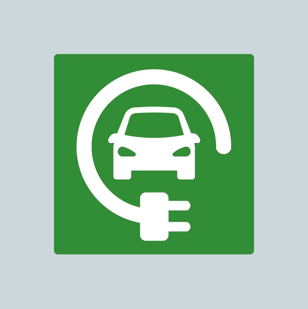 EV Charging Bay Thermoplastic Markings – Coloured Backgrounds - Ready Set SuppliedEV Charging Bay Thermoplastic Markings – Coloured BackgroundsSymbol 3