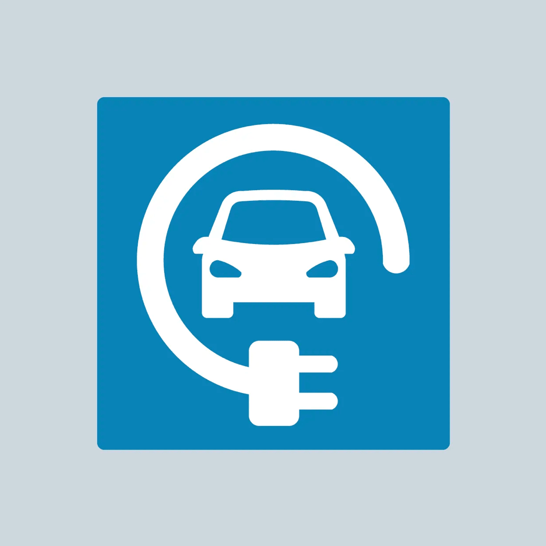 EV Charging Bay Thermoplastic Markings – Coloured Backgrounds - Ready Set SuppliedEV Charging Bay Thermoplastic Markings – Coloured BackgroundsSymbol 3