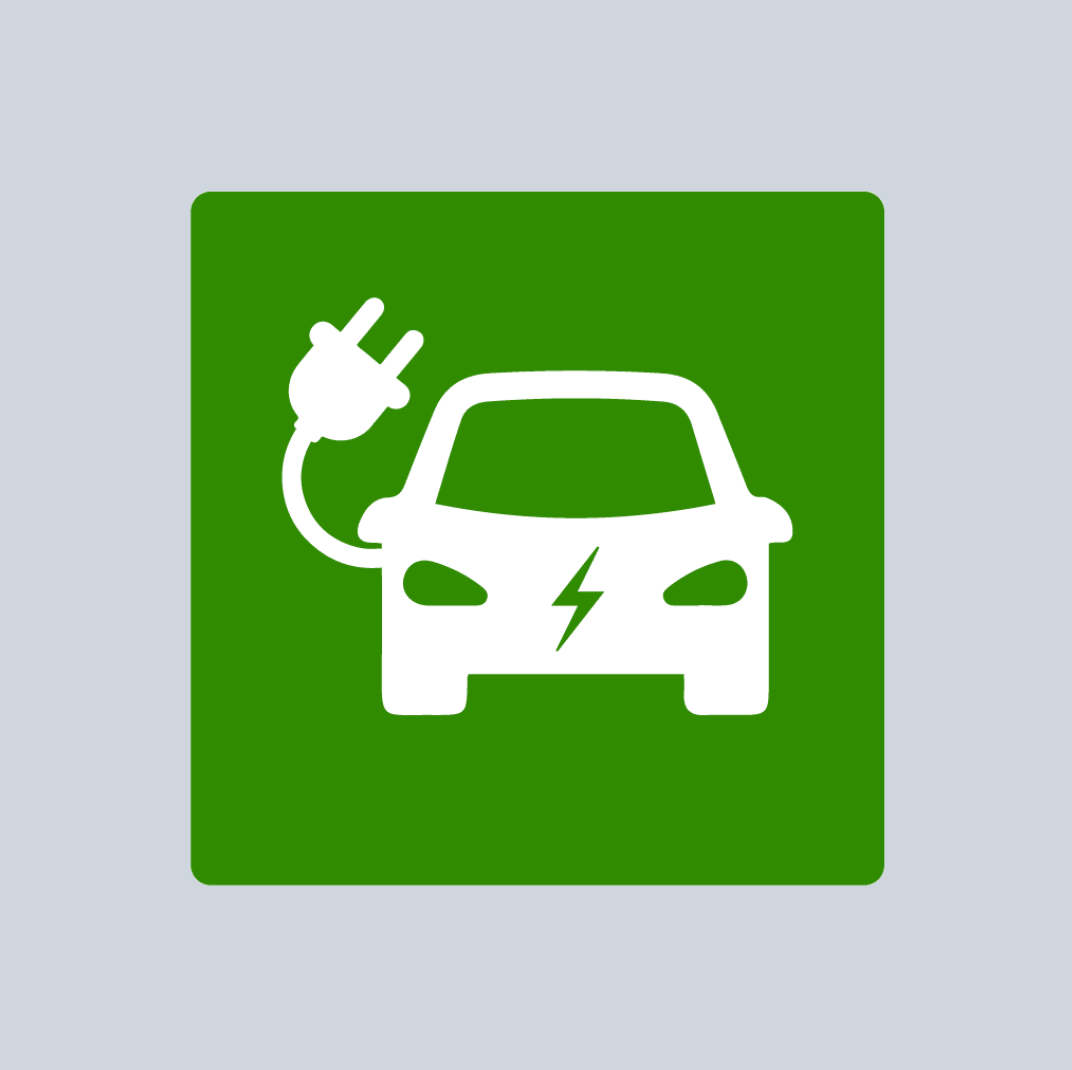 EV Charging Bay Thermoplastic Markings – Coloured Backgrounds - Ready Set SuppliedEV Charging Bay Thermoplastic Markings – Coloured BackgroundsSymbol 4