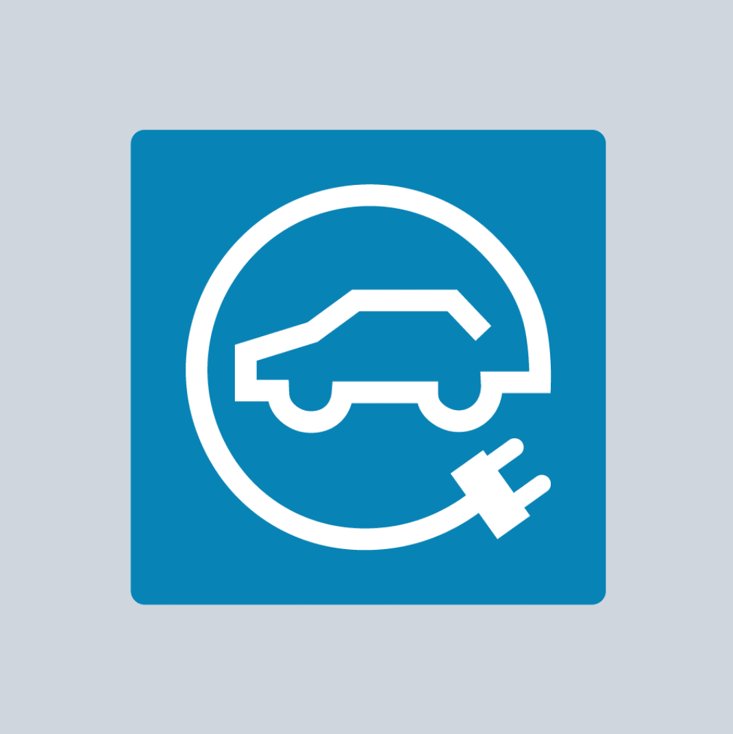 EV Charging Bay Thermoplastic Markings – Coloured Backgrounds - Ready Set SuppliedEV Charging Bay Thermoplastic Markings – Coloured BackgroundsSymbol 6