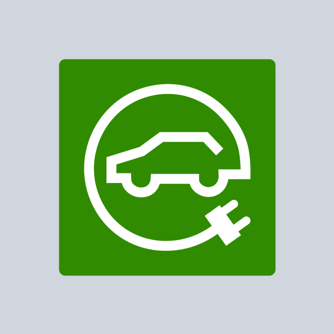 EV Charging Bay Thermoplastic Markings – Coloured Backgrounds - Ready Set SuppliedEV Charging Bay Thermoplastic Markings – Coloured BackgroundsSymbol 6