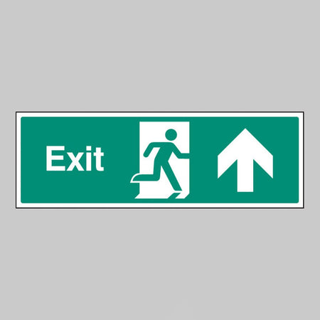 Exit Arrow Straight On Sign - Ready Set SuppliedExit Arrow Straight On SignRigid Plastic12015G