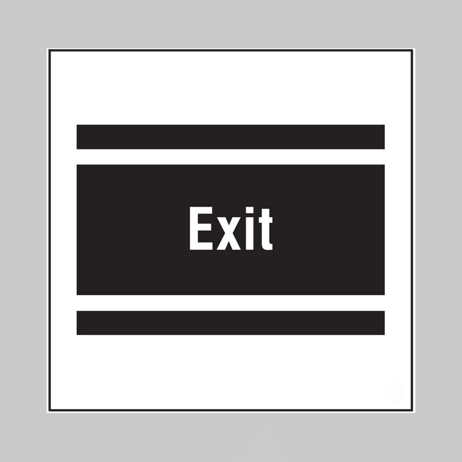 Exit, Builder Signs 400 x 400mm - Ready Set SuppliedExit, Builder Signs 400 x 400mm55736