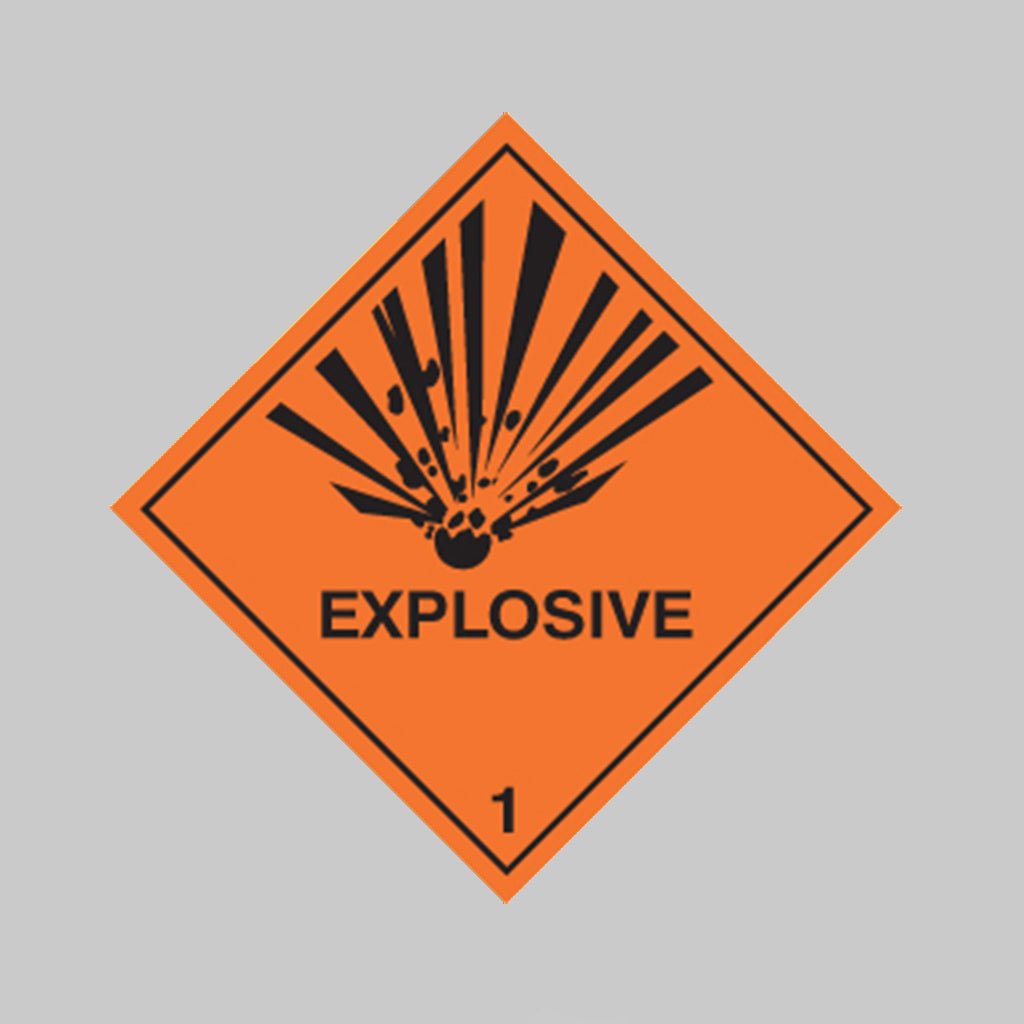 Explosive Diamond Sign - Ready Set SuppliedExplosive Diamond SignRigid Plastic14501F