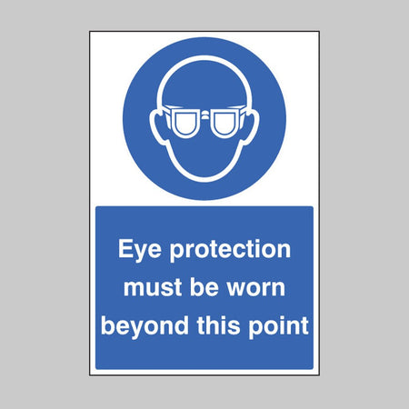 Eye Protection Must Be Worn Beyond This Point Floor Graphic 400 x 600mm - Ready Set SuppliedEye Protection Must Be Worn Beyond This Point Floor Graphic 400 x 600mm58732