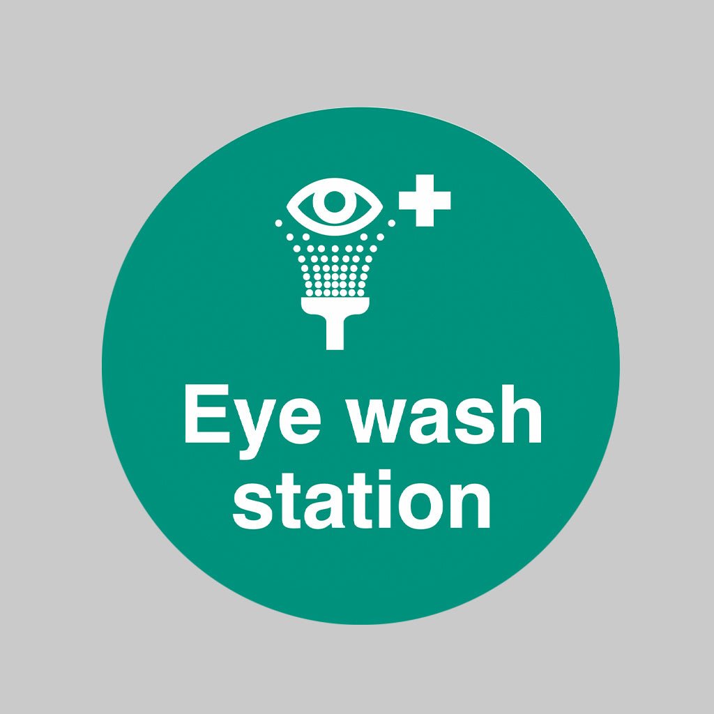 Eye Wash Station Floor Graphic 400mm Dia - Ready Set SuppliedEye Wash Station Floor Graphic 400mm Dia53560