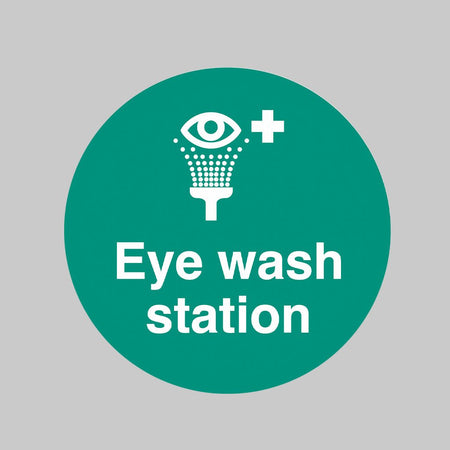 Eye Wash Station Floor Graphic 400mm Dia - Ready Set SuppliedEye Wash Station Floor Graphic 400mm Dia53560