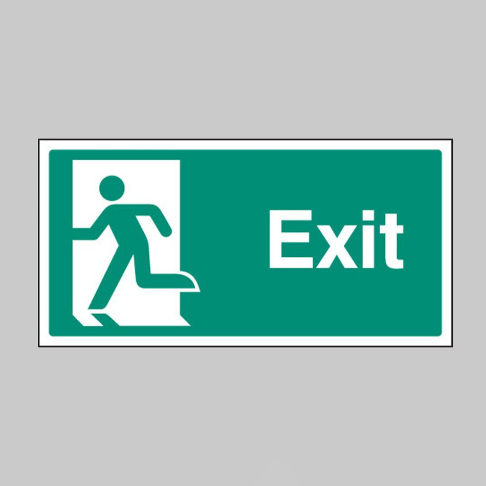Final Exit Left Symbol Sign - Ready Set SuppliedFinal Exit Left Symbol SignRigid Plastic12057J