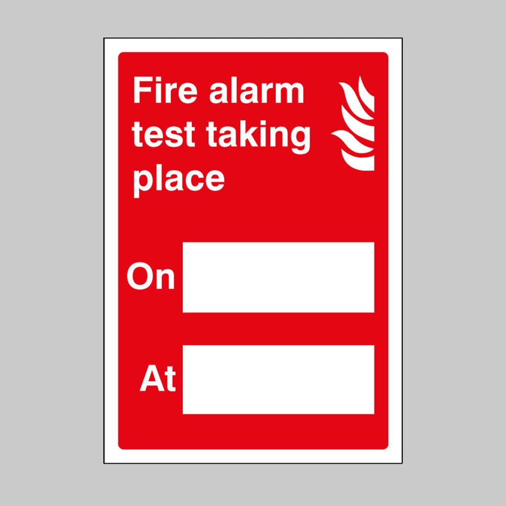 Fire Alarm Test Adapt-A-Sign 215 x 310mm - Ready Set SuppliedFire Alarm Test Adapt-A-Sign 215 x 310mm51059