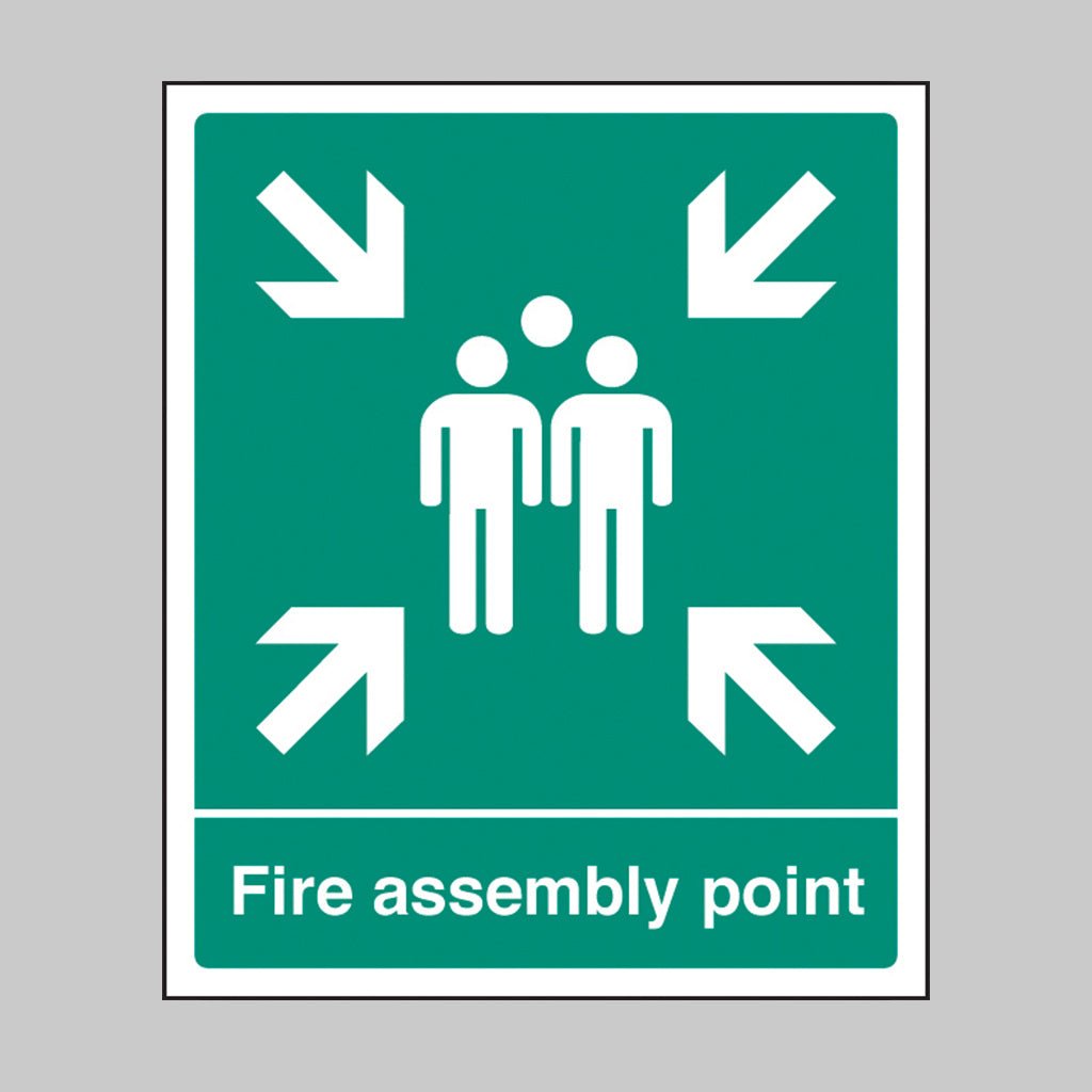 Fire Assembly Point Sign - Ready Set SuppliedFire Assembly Point SignRigid Plastic12059H