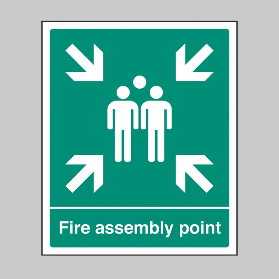 Fire Assembly Point Sign - Ready Set SuppliedFire Assembly Point SignRigid Plastic12059H