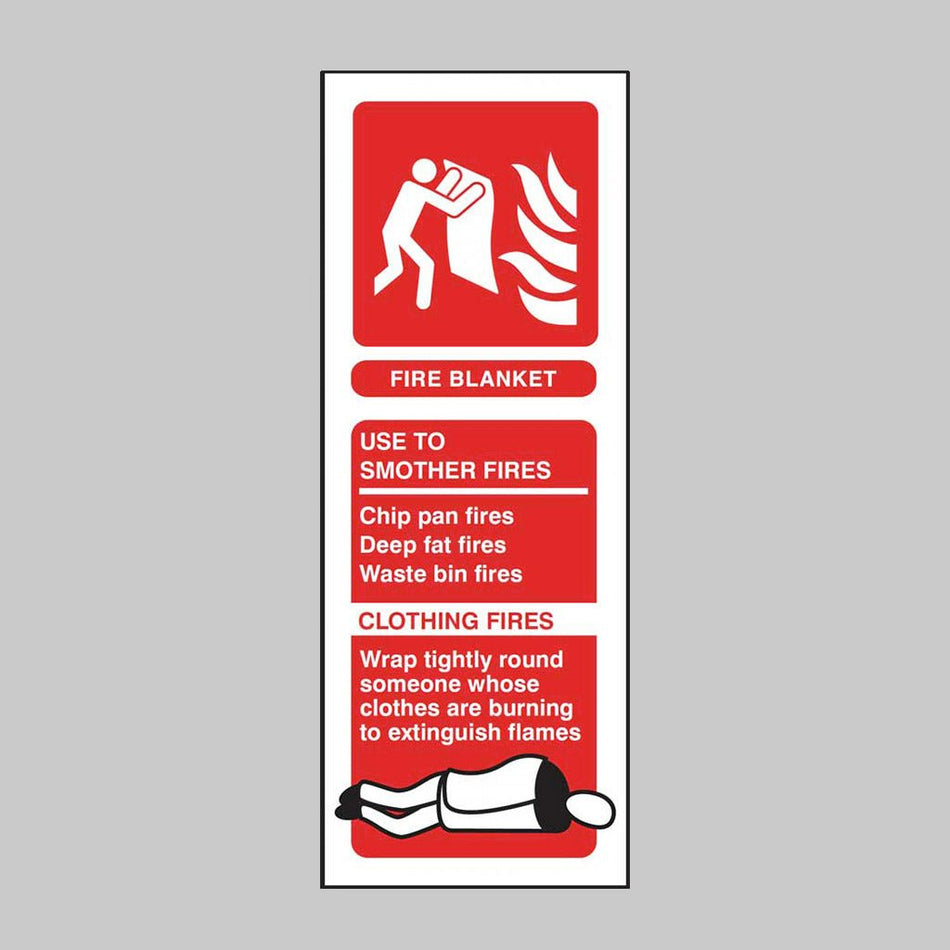 Fire Blanket Identification Sign - Ready Set SuppliedFire Blanket Identification SignRigid Plastic11218S