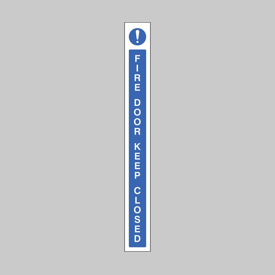Fire Door Keep Closed Door Edge Strip 45 x 400mm Self Adhesive Vinyl - Ready Set SuppliedFire Door Keep Closed Door Edge Strip 45 x 400mm Self Adhesive Vinyl51642